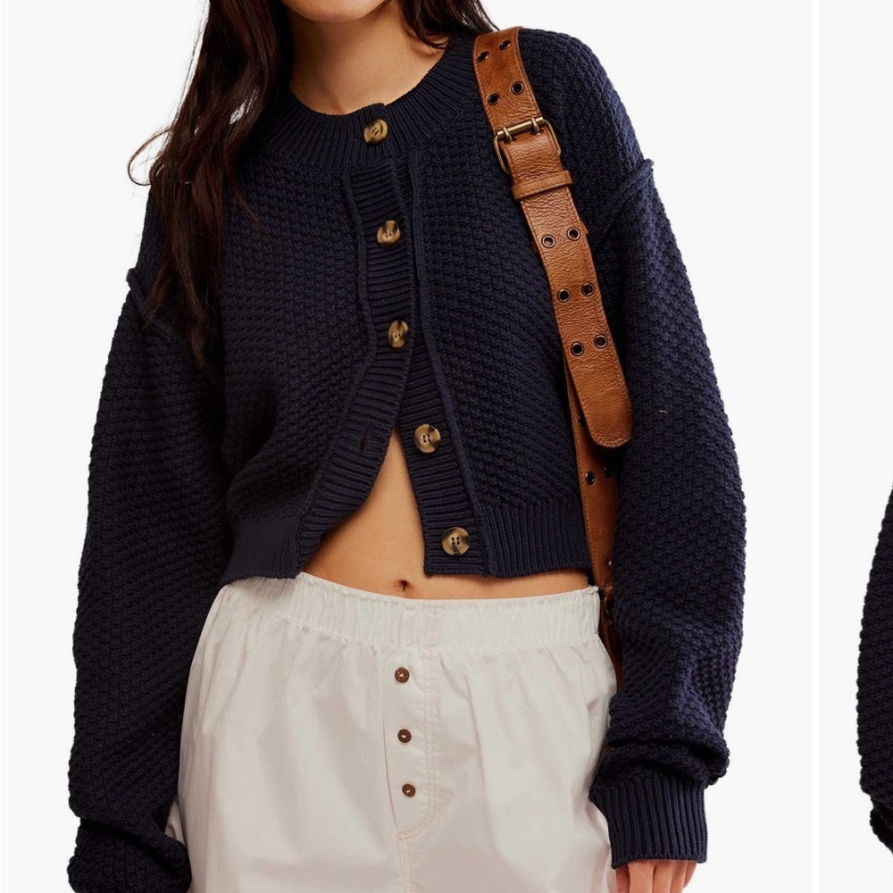 free people lila cardigan